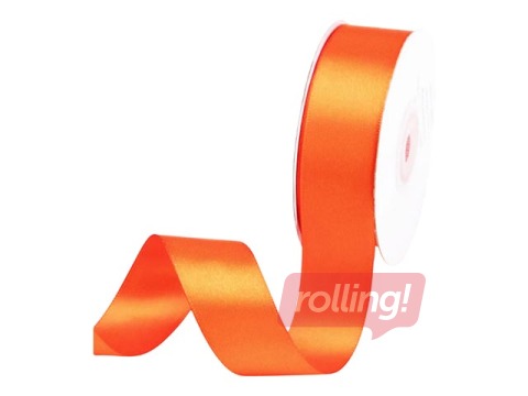 Kinkepael 25 mm/ 25 m, satiin, Bright Orange