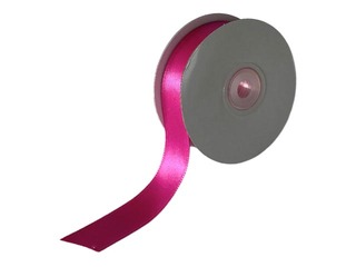 Gift ribbon 12 mm/ 25 m, satin, Amarant