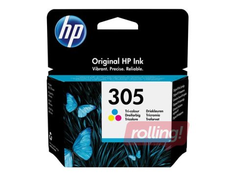 HP 305 Tri-color Original Ink Cartridge