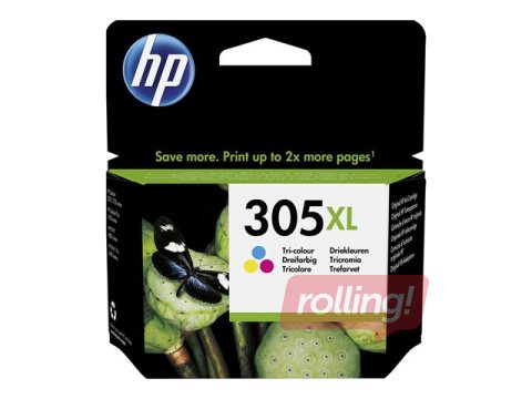 HP 305XL High Yield Tri-color Original Ink Cartridge