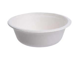 Bowls for soup, sugar fibers, 500 ml 50 pcs., white