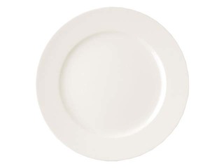 Taldrik Banquet, portselan, ø 24 cm, valge