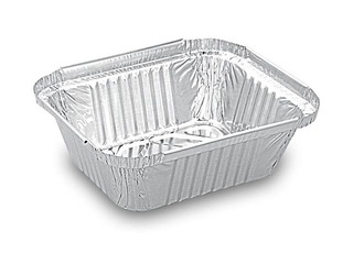 Aluminum container 14.7x12.4 cm, h4 cm