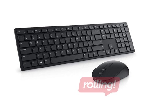 Keyboard and mouse Dell Pro KM5221W, wireless (2.4 GHz), US international