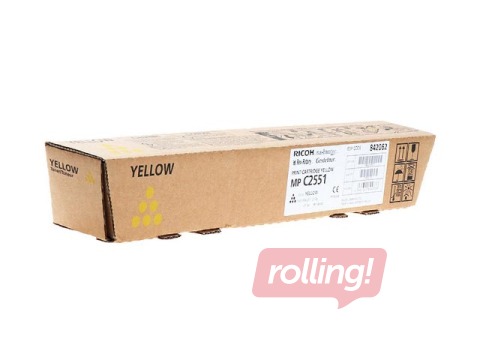 Tooner Ricoh Aficio MPC2551/MPC2051, kollane (9500 lk)