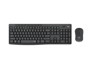 Klaviatuur ja hiir Logitech, MK295, Silent Combo, juhtmevaba, US Int, grafiit