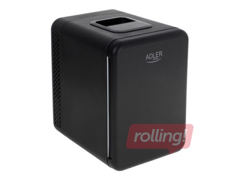 Mini fridge Alder, h-27 cm, 4 l , black