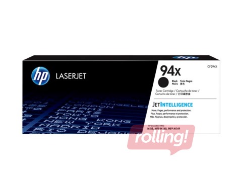 Toonerkassett HP CF294X, must (2800 lk.)