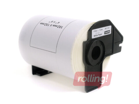 Replacement Labels DK-11241 Black on White, 102mm*152mm (200 pcs)