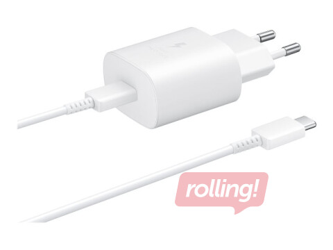 Samsung EP-TA800 25W USB Type-C, with cable 1M, white