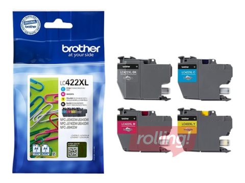 Brother LC422XL Multipack ink cartridges, Brother MFC-J5340/5740/6540/6940